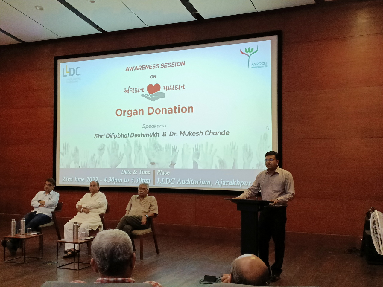 Seminar on Organ Donation Awareness – slide 1